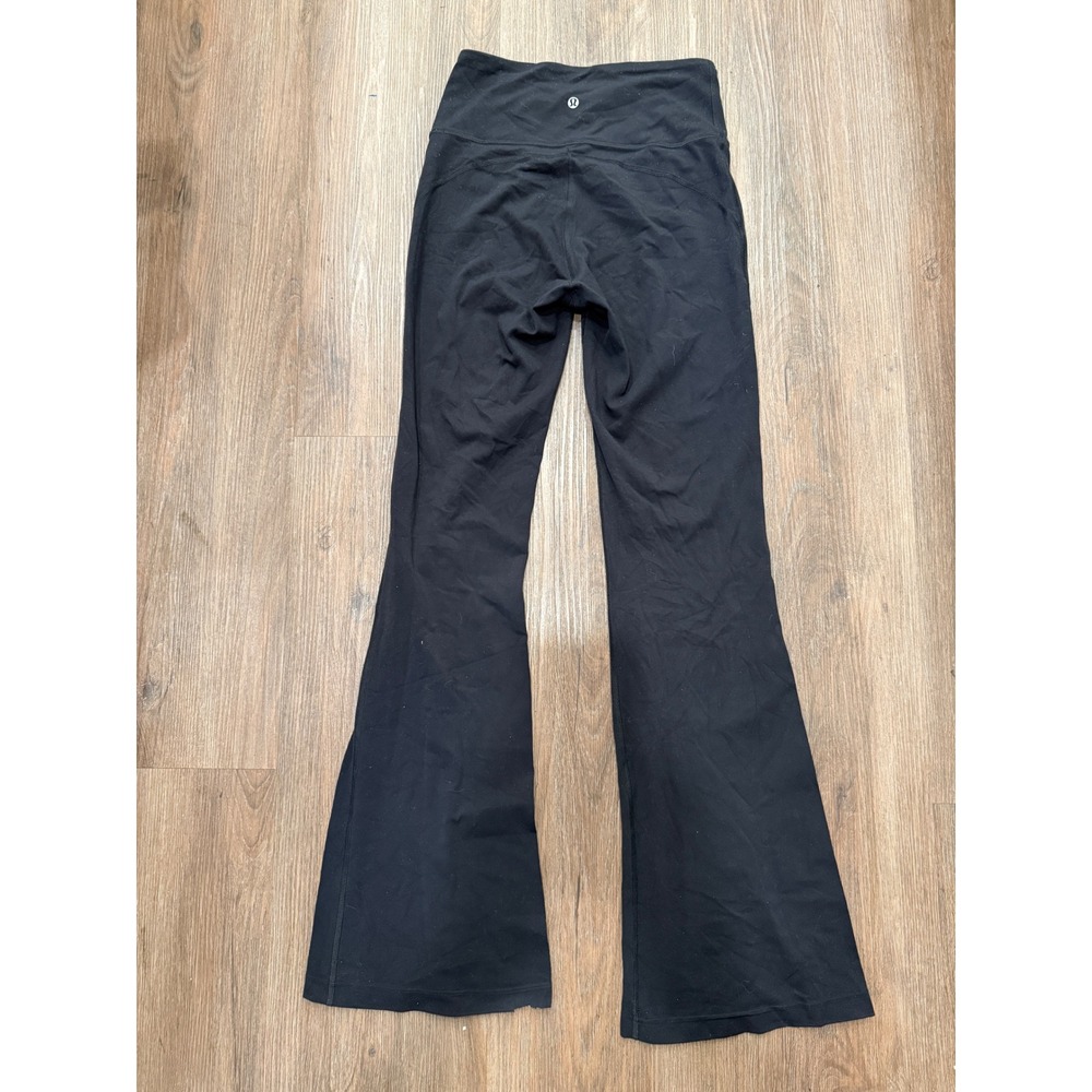 Lululemon Groove Super High-Rise Flared Pant Black Nulu Yoga Pants LW5FG2S 6